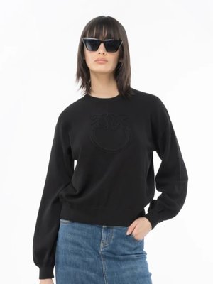 Pinko – Acciuga Maglia svetr, Černá barva