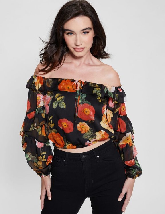 Luxusní Off Shani košile, Černá barva, XS, S