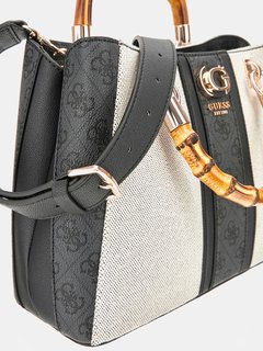 Luxusní Kerima Bamboo Girlfriend střední kabelka, Černá barva, T/U