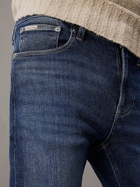 Módní Skinny jeans, Modrá barva, 2024