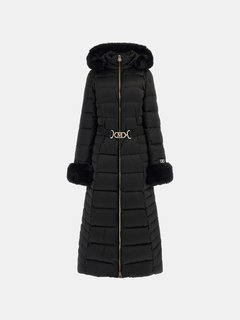 Jastin Down Longk bunda Černá barva Ženy