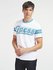 Guess – Front Print triko, Bílá barva