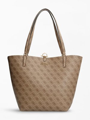 Alby shopper – Guess, Hnědá barva Ženy, Ženy, Ženy