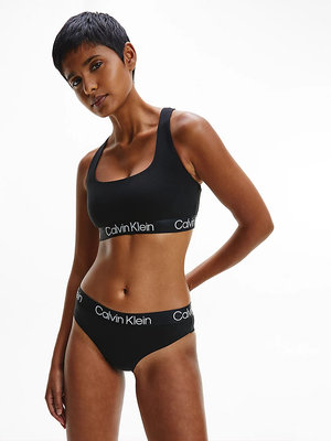 Módní Moder Structure bralette podprsenka, Černá barva, 2021