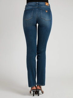 Rovné slim fit džíny Modrá barva Ženy