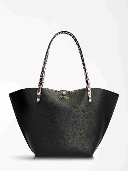 Guess – Alby shopper, Černá barva 1