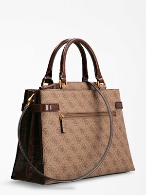 Zadie kabelka – Guess, Hnědá barva Ženy