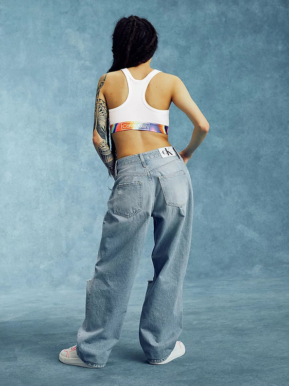 Luxusní Pride braletka, Bílá barva, S, M, L, XL