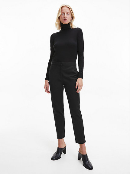 Gabardine kalhoty Černá barva Ženy