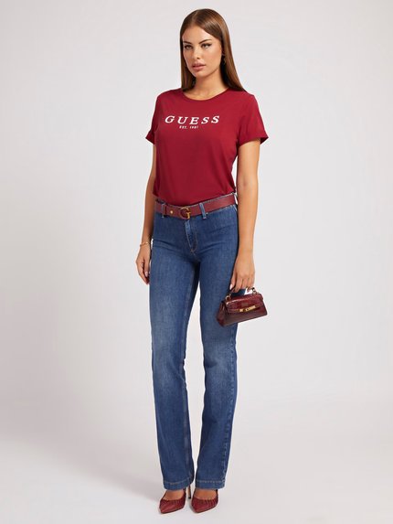 Módní Marina jeany, Modrá barva, 2023