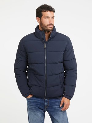 GUESS – Stretch Puffa bunda, Navy barva