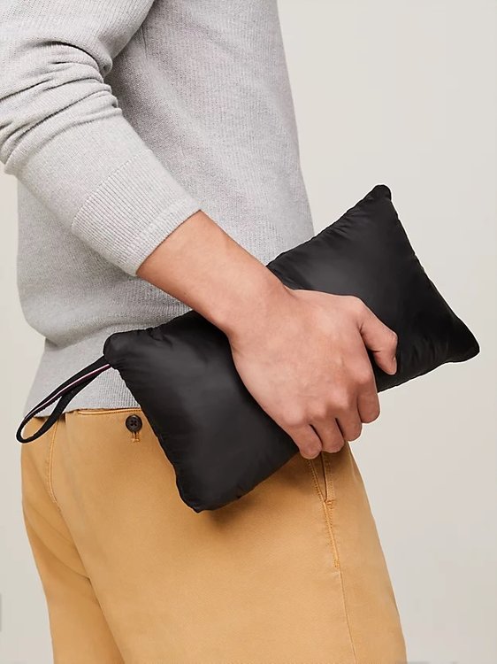 Core Packable Recycled vesta – Tommy Hilfiger, Černá barva Muži