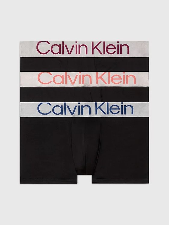 Calvin Klein Underwear – CK Steel Micro boxery 3ks, Černá barva