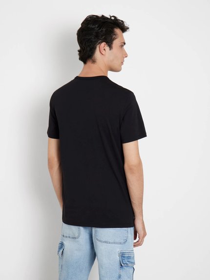 Módní Classic Design triko, Černá barva, 2024