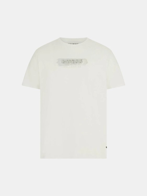 Bílá barva, Metallic Deboss Logo triko