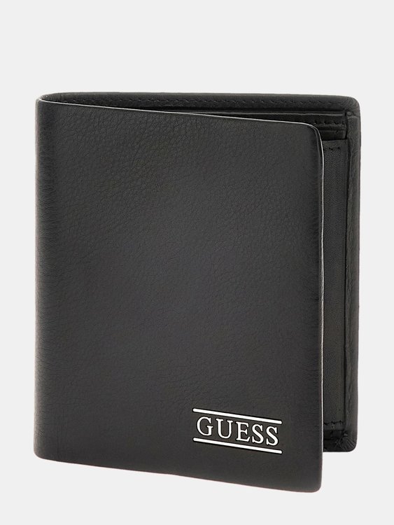 GUESS – New Boston peněženka, Černá barva