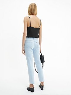 Módní Cami top, Černá barva, 2022