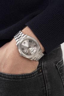 Guess, Stříbrná barva Hodinky Connoisseur 2