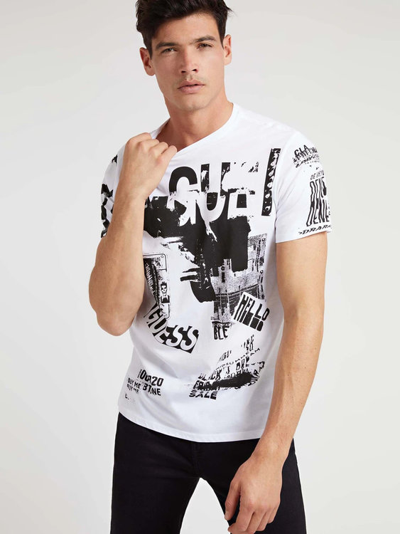 Módní Waves triko, Bílá barva, 2022