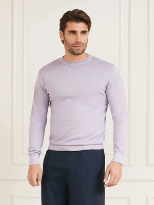 Essential garment svetr – Marciano, Fialová barva Muži