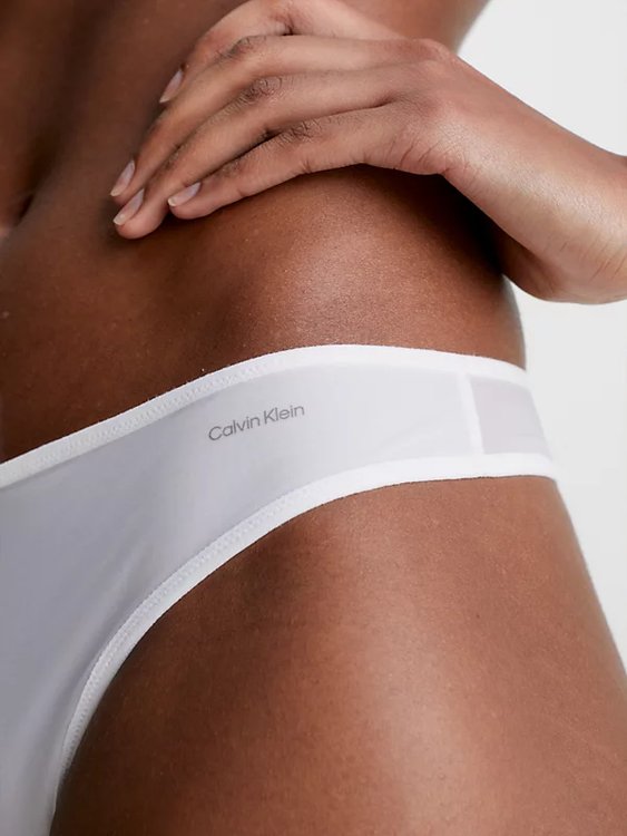 Luxusní Sheer Marquisette tanga, Bílá barva, XS, S, M, L