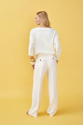 Elisa kalhoty – Nenette, Béžová barva Ženy