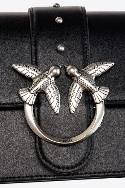 Módní Love Mini kabelka, Černá barva, 2022