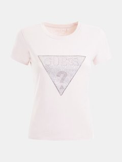 Luxusní Triangle Crystal triko, Růžová barva, S, M, L