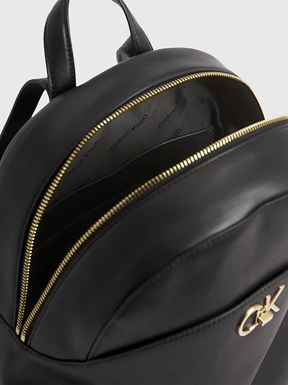 Módní Re-Lock batoh, Černá barva, 2023