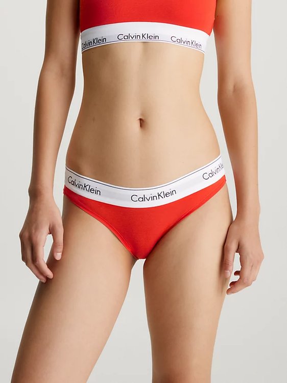 Modern Cotton bikiny – Calvin Klein Underwear, Červená barva Ženy