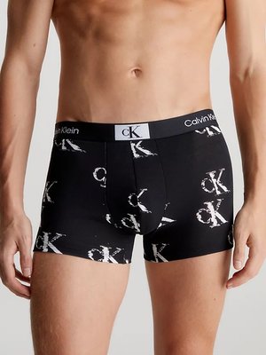 CK 96 Cotton boxery 3ks – Calvin Klein Underwear, Černá, Červená barva Muži