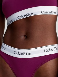 Luxusní Modern Cotton tanga, Fialová, Vínová barva, XS, S, M, L