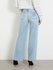 Módní Wide Leg jeans, Modrá barva, 2024