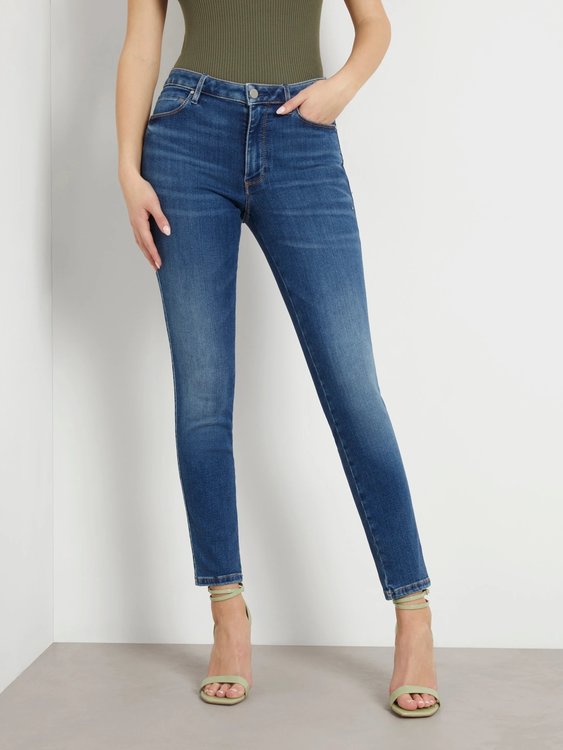 GUESS – Sexy Curve jeans, Modrá barva