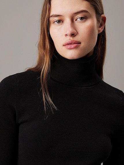 Módní Woven Label šaty, Černá barva, 2024