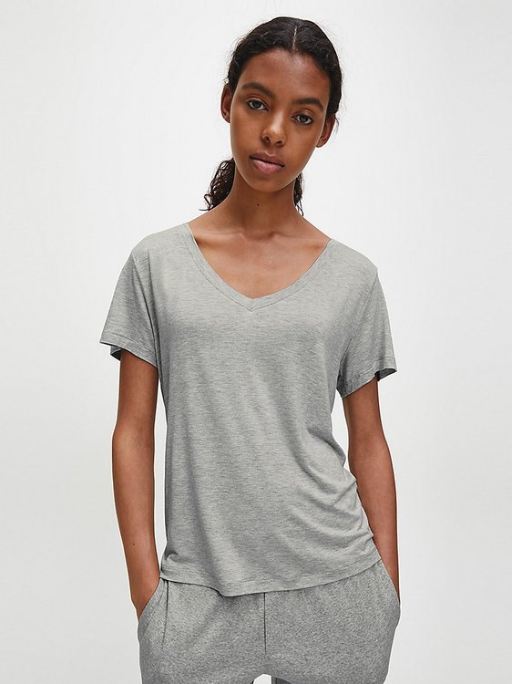 Calvin Klein Underwear – Triko Form lounge, Šedá barva