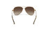 Sluneční brýle Hnědá, Zlatá barva Muži
