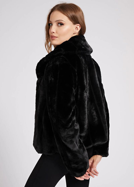 Sara bunda – Guess, Černá barva Ženy, Ženy