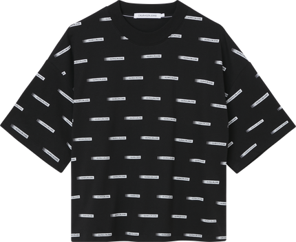 Calvin Klein Jeans, Černá barva Monogram triko