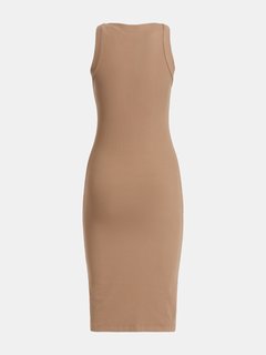 Módní Irene šaty, Béžová, Krémová barva, 2022 1