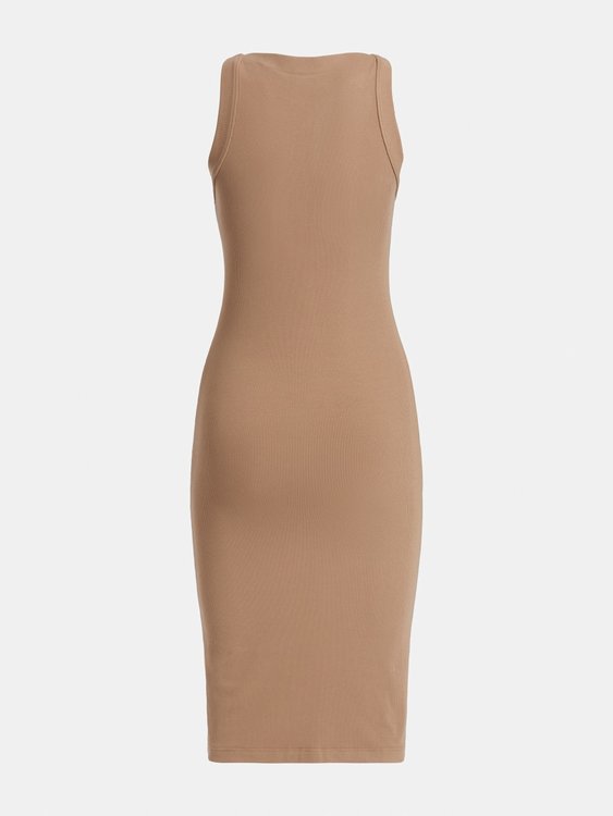 Módní Irene šaty, Béžová, Krémová barva, 2022 1