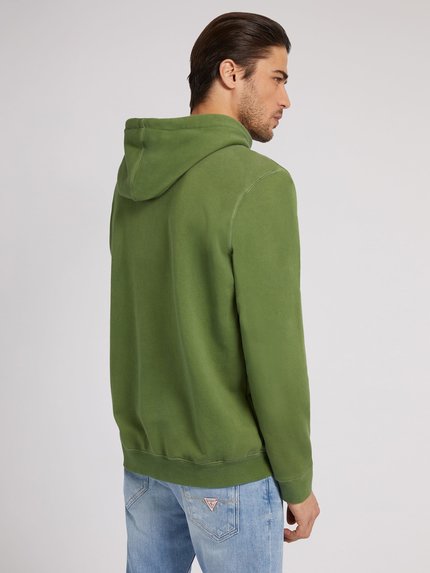 Luxusní Front logo mikina, Zelená barva, M, L