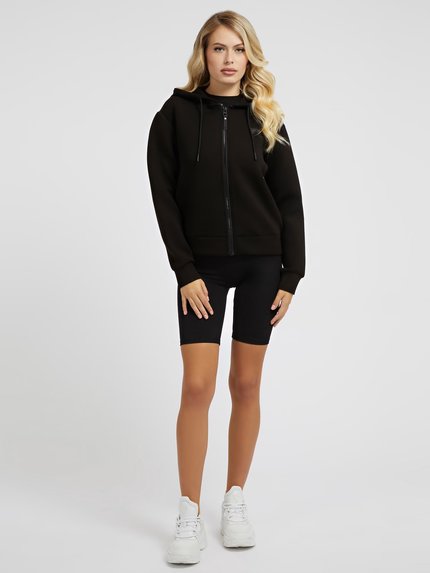 Módní Allie mikina, Černá barva, 2023