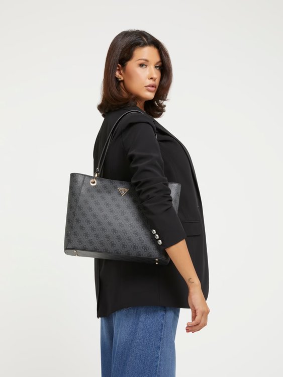 Luxusní Noelle kabelka, Černá barva, T/U