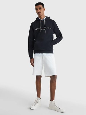 Core Tommy Logo mikina – Tommy Hilfiger, Černá barva Muži