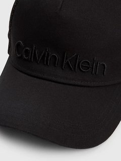 Luxusní Calvin Embroidery kšiltovka, Černá barva, OS