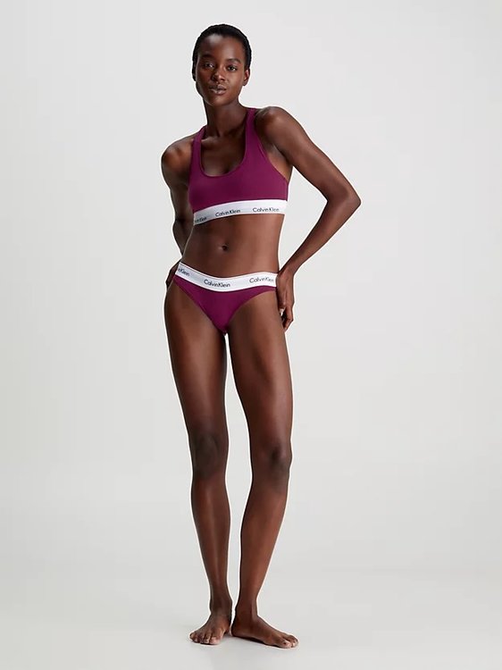 Modern Cotton bikiny Vínová barva Ženy