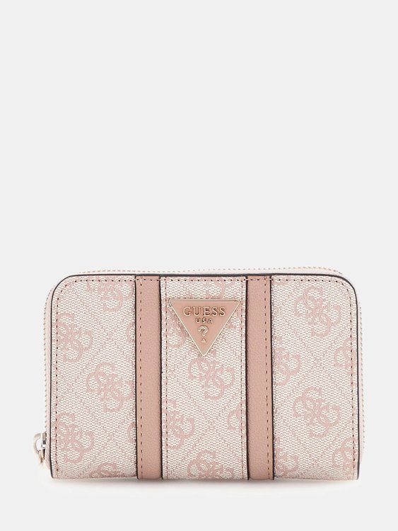 GUESS – Noreen střední peněženka, Růžová barva