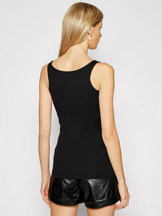 Módní Logo tílko, Černá barva, 2021