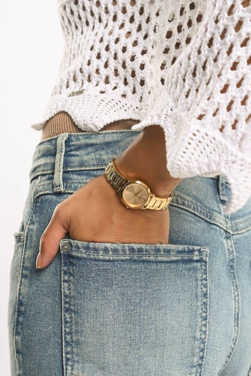 Hodinky Mini Nova – Guess, Zlatá barva Ženy 1